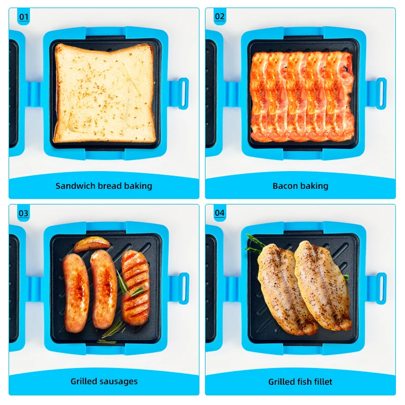 3pack Food Grade Sandwich Toas - Toaster recension och pris