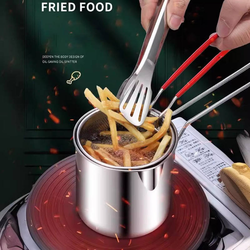 304 Stainless Steel Deep Fryer - Induction Cooker recension och pris