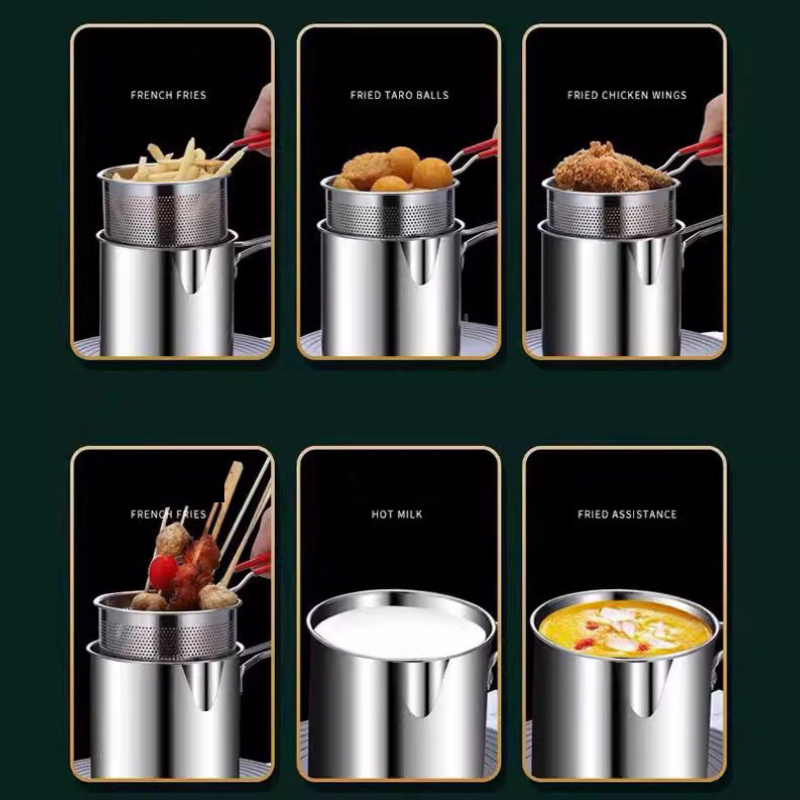 304 Stainless Steel Deep Fryer - Induction Cooker recension och pris