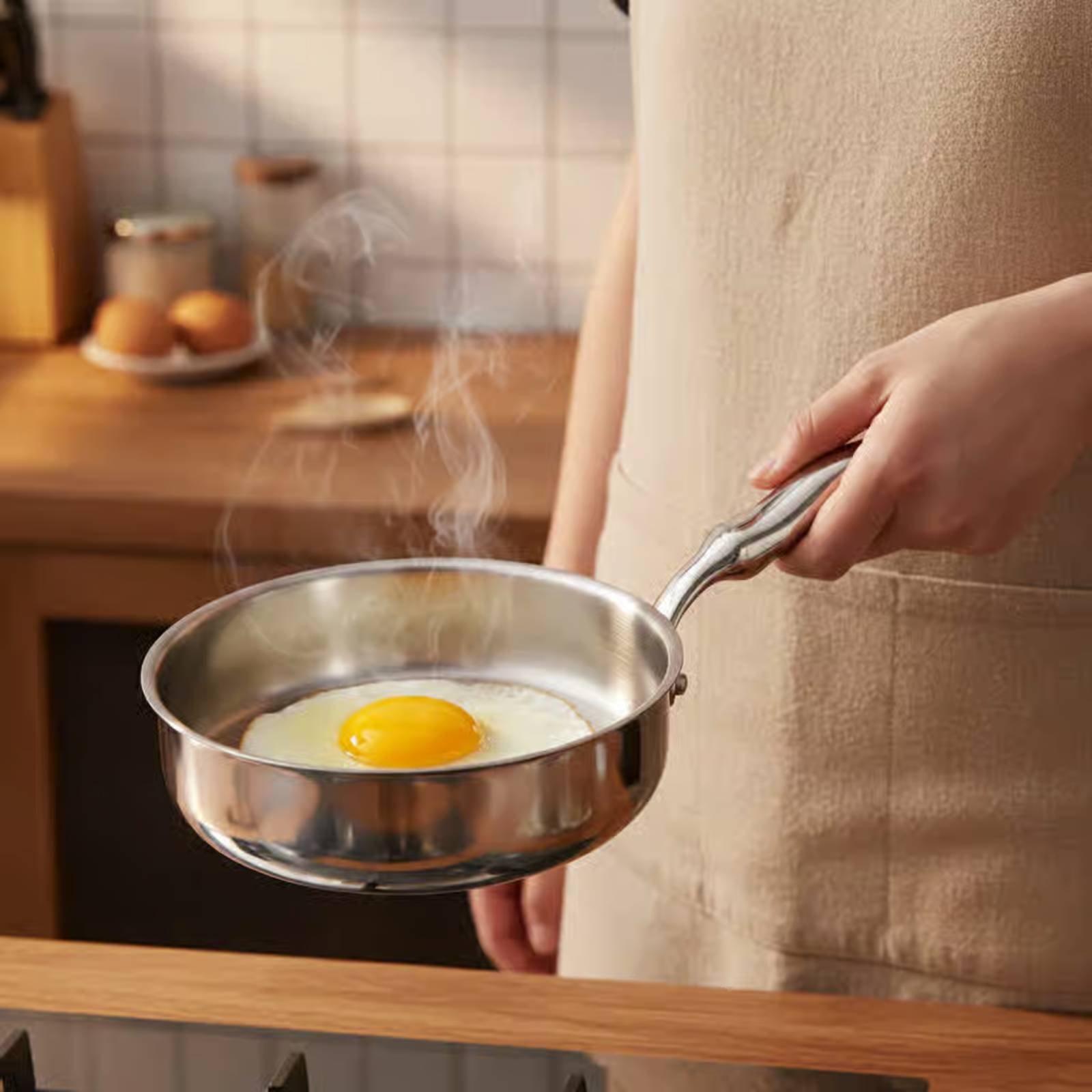 Small Stir Fry Pan Long-Lastin - Induction Cooker recension och pris