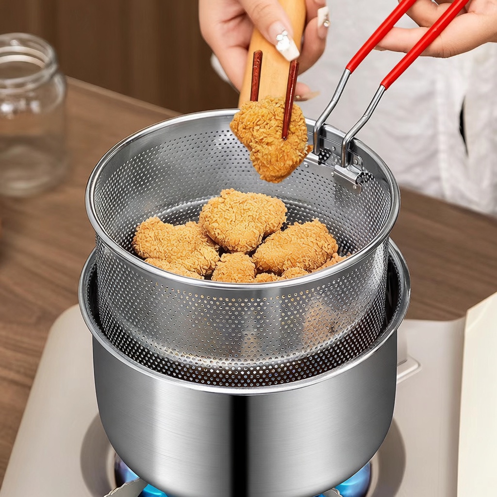 Stainless Steel Deep Fryer Wit - Induction Cooker recension och pris