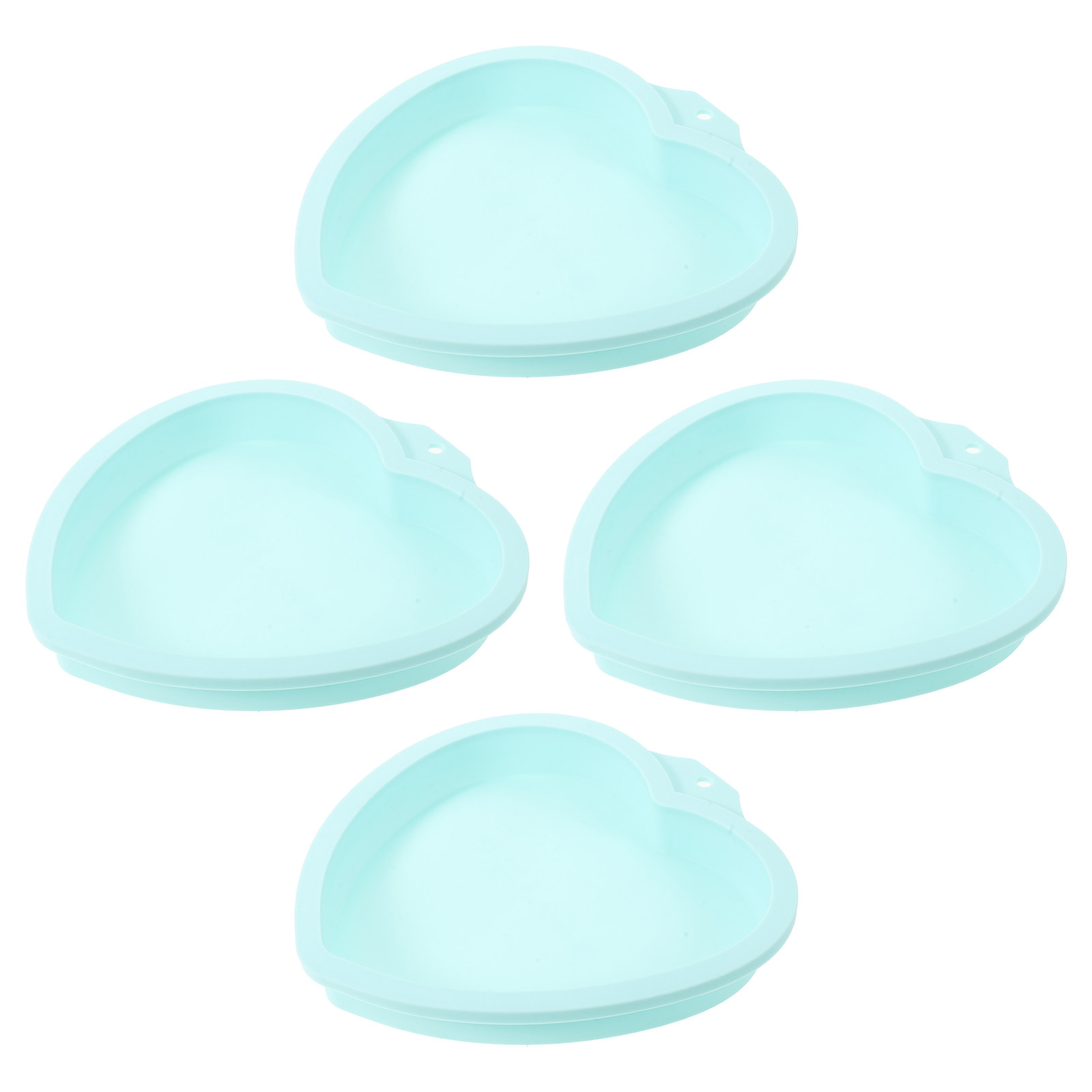 4Pcs Heart Shape Silicone Cake - Microwave Oven recension och pris
