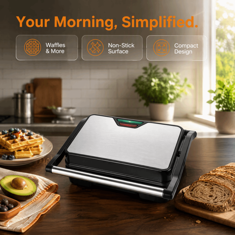 Non-Stick Sandwich Toaster Mul - Toaster recension och pris