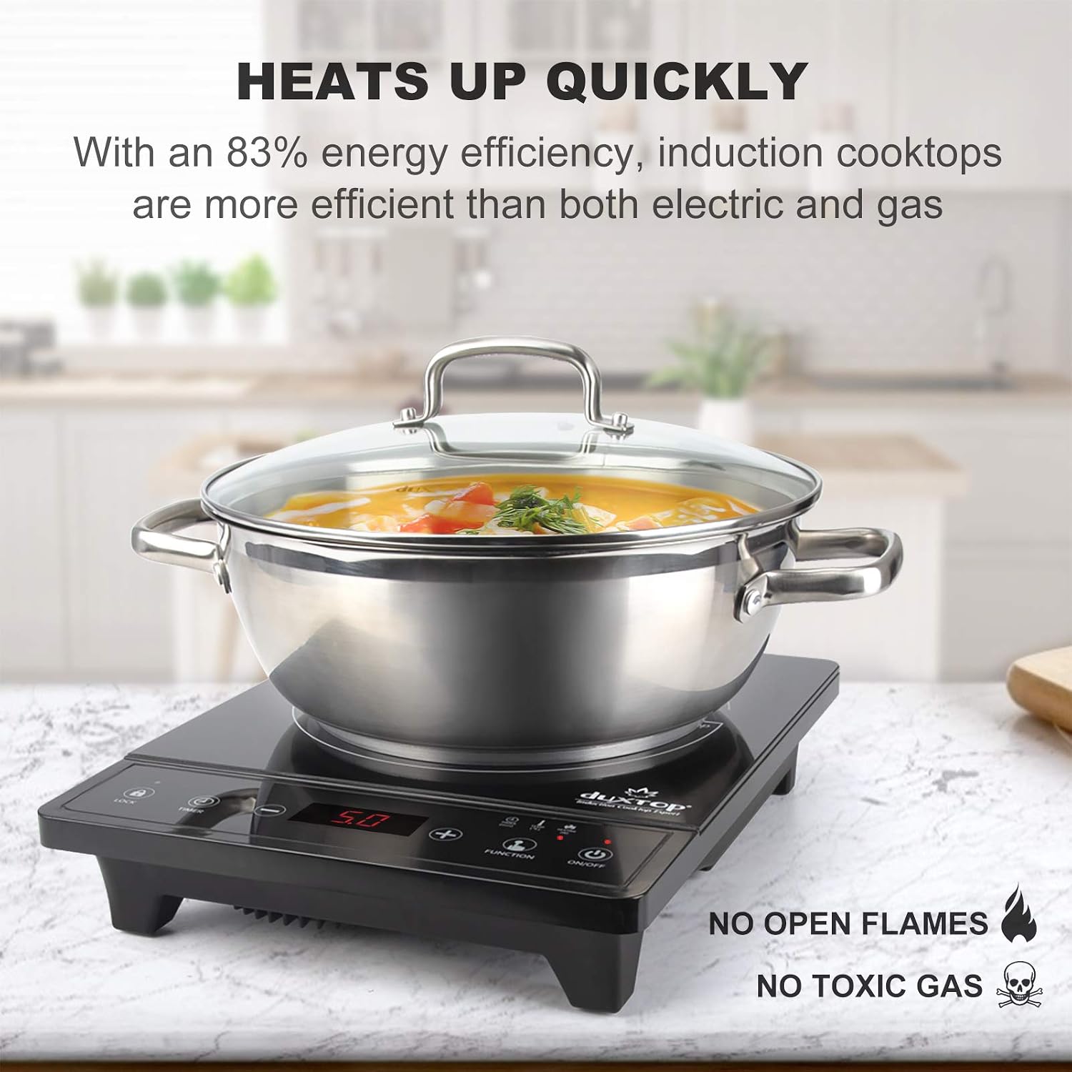 Portable Induction Cooktop, Co - Induction Cooktop Portable recension och pris