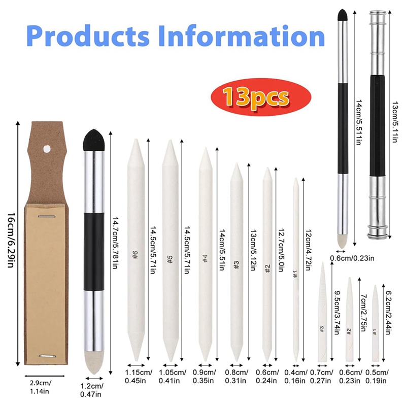 13PCS Blending Stump, Art Blen - Blender recension och pris