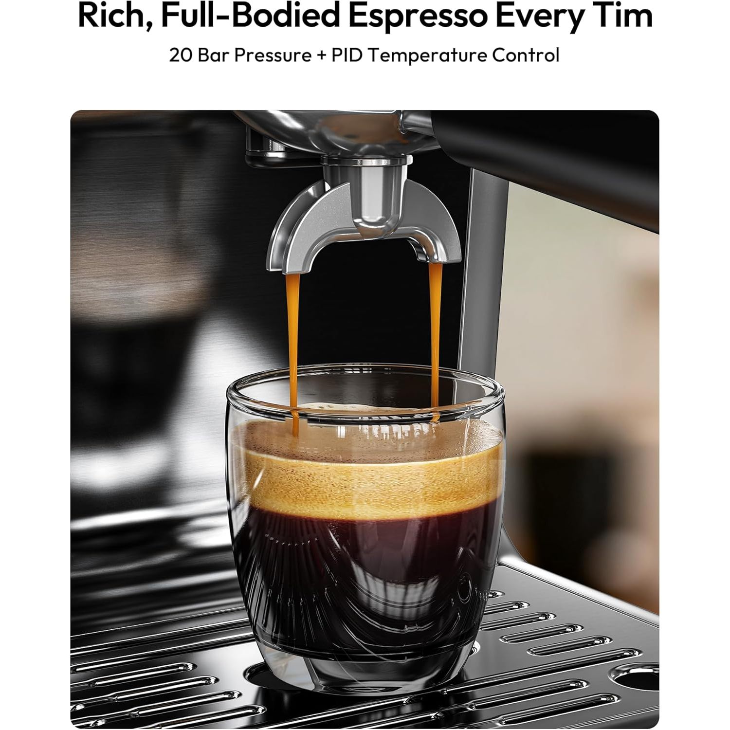 EUHOMY Electric Espresso Machi - Coffee Maker recension och pris